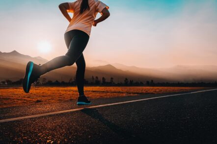 Running benefits outside