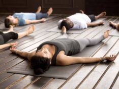 Yoga savasana stress anxiety