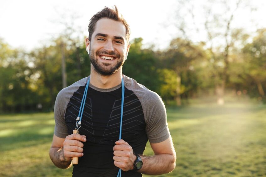 jogging in nature