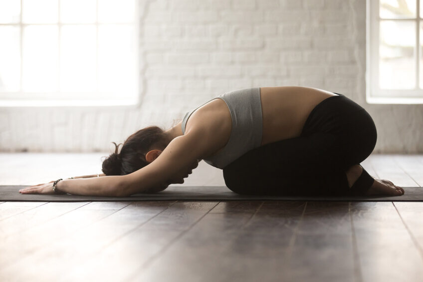 yoga child's pose