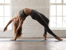 Yoga poses increased flexiblity